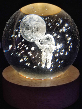 Hologrammkugel - Astronaut - 6cm